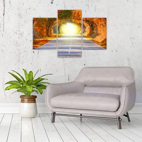Tablou - Poarta din copaci (90x60 cm)