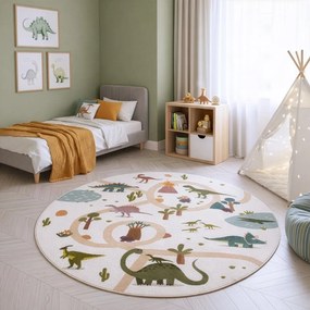 Covor pentru copii lavabil ø120 cm Coco 1131 – Ayyildiz Carpets