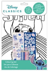 Disney Lilo și Stitch Love set de colorat cu autocolante