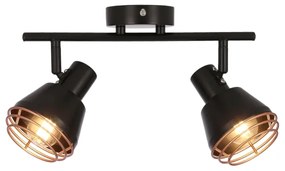 Spot de perete NERIA 1xE14/40W/230V negru/cupru