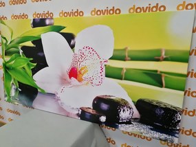 Tablou orhidee cu tematica japoneză