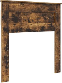 vidaXL Tăblie cap Stejar fumuriu 80 cm Lemn compozit