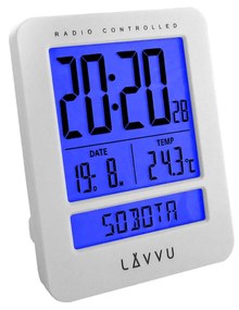 Ceas deșteptător digital Lavvu Duo White LAR0020,9,2 cm