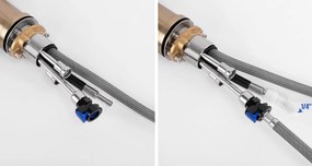 Baterie de bucatarie Rea Eco Fresh negru mat