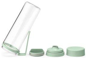 Sticla Brabantia Make&Take 1006279, 500 ml, Cu filtru, Protectie impotriva scurgerilor, Deschidere larga, Transparent/Verde