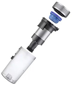 Resigilat: Aspirator vertical Samsung Jet65 Stick VC, 21.6V Li-ion, 410W, Cyclone, Motor inverter, 40 min, Negru