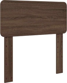vidaXL Tăblie cap Stejar închis 80 cm Lemn compozit