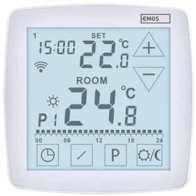 Termostat digital fără fir GoSmart 230V/16A, Wi‑Fi compatibil Tuya