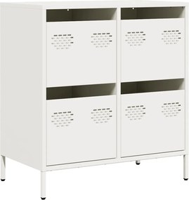 vidaXL Dulap, alb, 68x39x73,5 cm, oțel laminat la rece