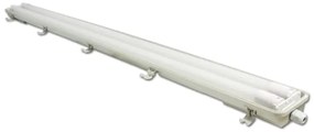 Corp de iluminat LED fluorescent T8 2xG13/18W/230V 6500K IP65