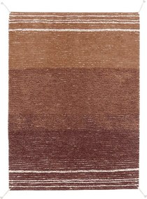 Covor cărămiziu din bumbac 170x240 cm Twin Toffee – Lorena Canals