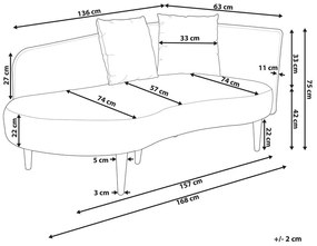 Canapea/Divan Chaza (bej) (D). 1080238