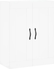 vidaXL Dulap montat pe perete, alb, 69,5x34x90 cm, lemn prelucrat