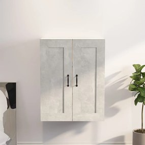 vidaXL Dulap de perete suspendat, gri beton, 69,5x32,5x90 cm