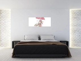 Tablou - Animăluț în acuarelă N⁰3 (120x50 cm)