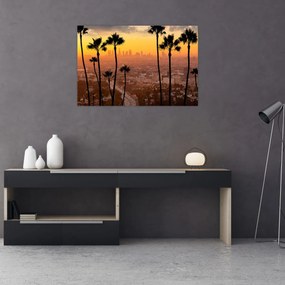 Tablou - Panorama din Los Angeles (90x60 cm)