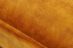 Taburete confortabil, suport pentru picioare Heaven 100cm, catifea galben mustar