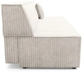 Canapea extensibilă 3 locuri cu spațiu de depozitare TERAMO bej