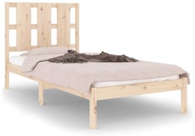3105590 vidaXL Cadru de pat, 100x200 cm, lemn masiv de pin