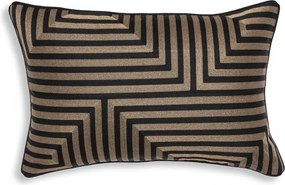 Perna decorativa LUX Spray 60x40cm, negru/ auriu 115070 HZ