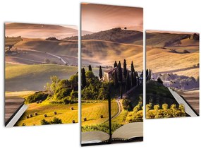 Tablou cu peisaj în carte (90x60 cm)