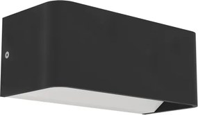 Eglo 901956 - Aplica de perete pentru exterior LED RGBW SANIA-Z, dimabilă, 10W/230V, IP55, negru