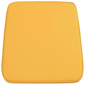 Perna de scaun pentru exterior VIREON 44x45 cm, mustar