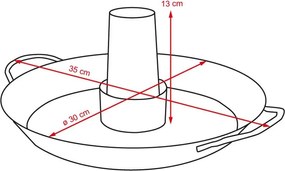 Accesoriu pentru gătit pui întreg CHICKEN și wok pentru legume Cullinaria