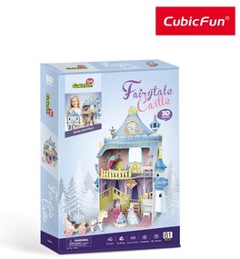 PUZZLE 3D CASTELUL BASMELOR 81 PIESE - CUBICFUN (CUP809H)