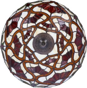 Lampa de masa Tiffany Bocciolo h 62 cm, abajur 40 cm