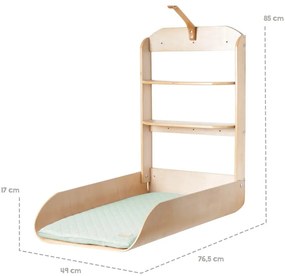 Masă de schimbat scutece suspendată natural Roba style - Roba