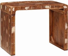 vidaXL Masă laterală Maro 60 x 35 x 46 cm Lemn recuperat masiv