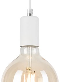 Lustră pe cablu ASTRID 1xE27/60W/230V alb