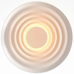 Aplica de perete LED, Aluminiu, Nami alb mat