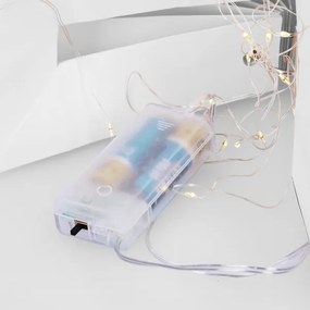 Brilagi - Decorațiune LED de Crăciun, fulg de zăpadă, 30 cm, 2xAA