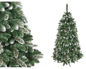 Pom artificial de Crăciun model brad cu zăpadă artificială, înălțime 150 cm