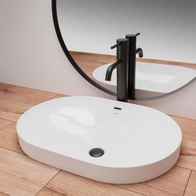 Lavoar Arleta alb ceramica sanitara - 59 cm