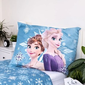 Lenjerie de pat din bumbac pentru copii pentru pat de o persoană 140x200 cm Frozen – Jerry Fabrics
