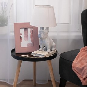 Ramă foto roz cu picior de susținere din plastic 19x24 cm Velvo – Restilo