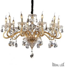 Candelabru 10 brate, cristal Venezian Negresco SP10 087771