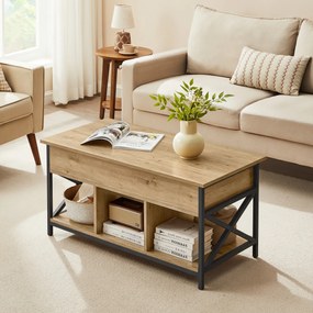 Masuta de cafea TAYLOR ARTISAN cu blat extensibil 100x50 cm