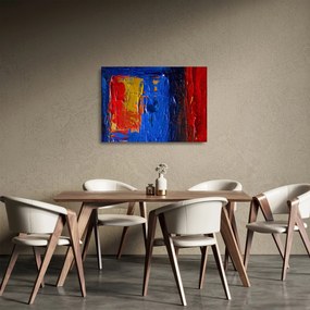 Tablou pe sticlă cu culorile pentru artiști (70x50 cm)