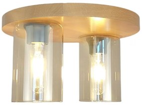 Plafoniera clasica fabricata manual SIENA YELLOW