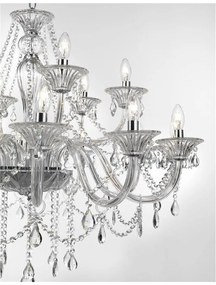 Candelabru elegant cu cristale K9 Connor 18L