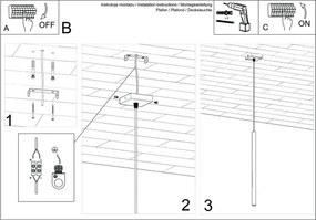 Sollux SL.2125 - Lustră suspendată pe cablu PASTELO 1xG9/8W/230V albastră
