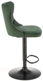 Scaun de bar H117 velvet verde