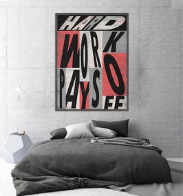 Tablou canvas Hard Work 60x40 cm