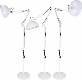BRILAGI - Lampă de podea flexibilă TASKER 1xE27/60W/230V 157 cm albă