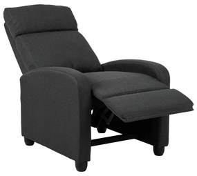 Fotoliu gri antracit de relaxare Siom – Actona