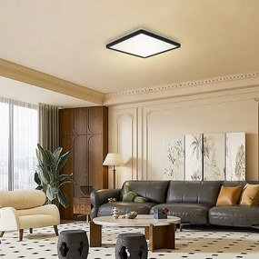 Plafonieră LED dimabilă cu senzor de mișcare ULTRA SLIM LED/18W/230V 30x30 cm + telecomandă